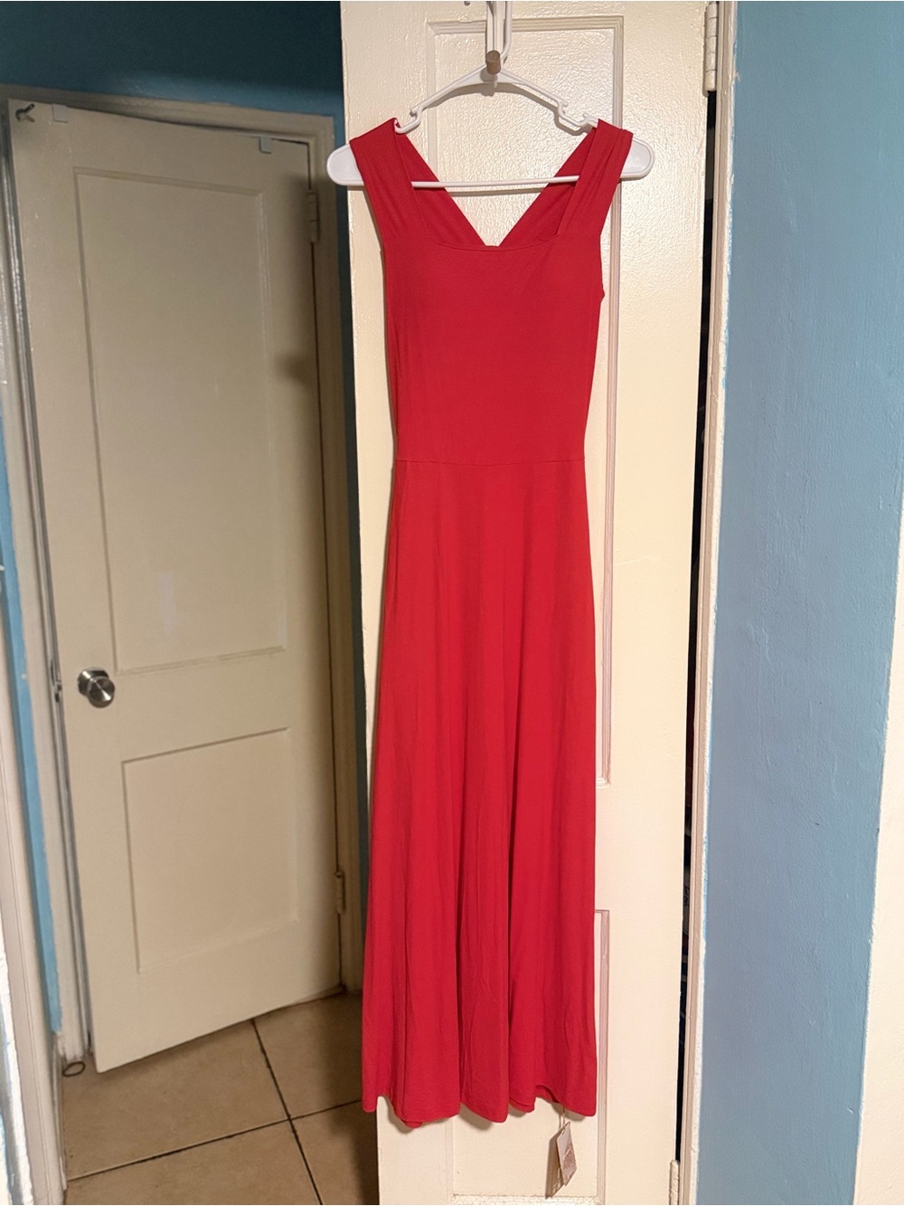 OGL Red Sleeveless Skinkiss Maxi Dress NWT XS